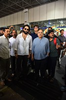 Thandel Movie Team at Vizag Airport Stills